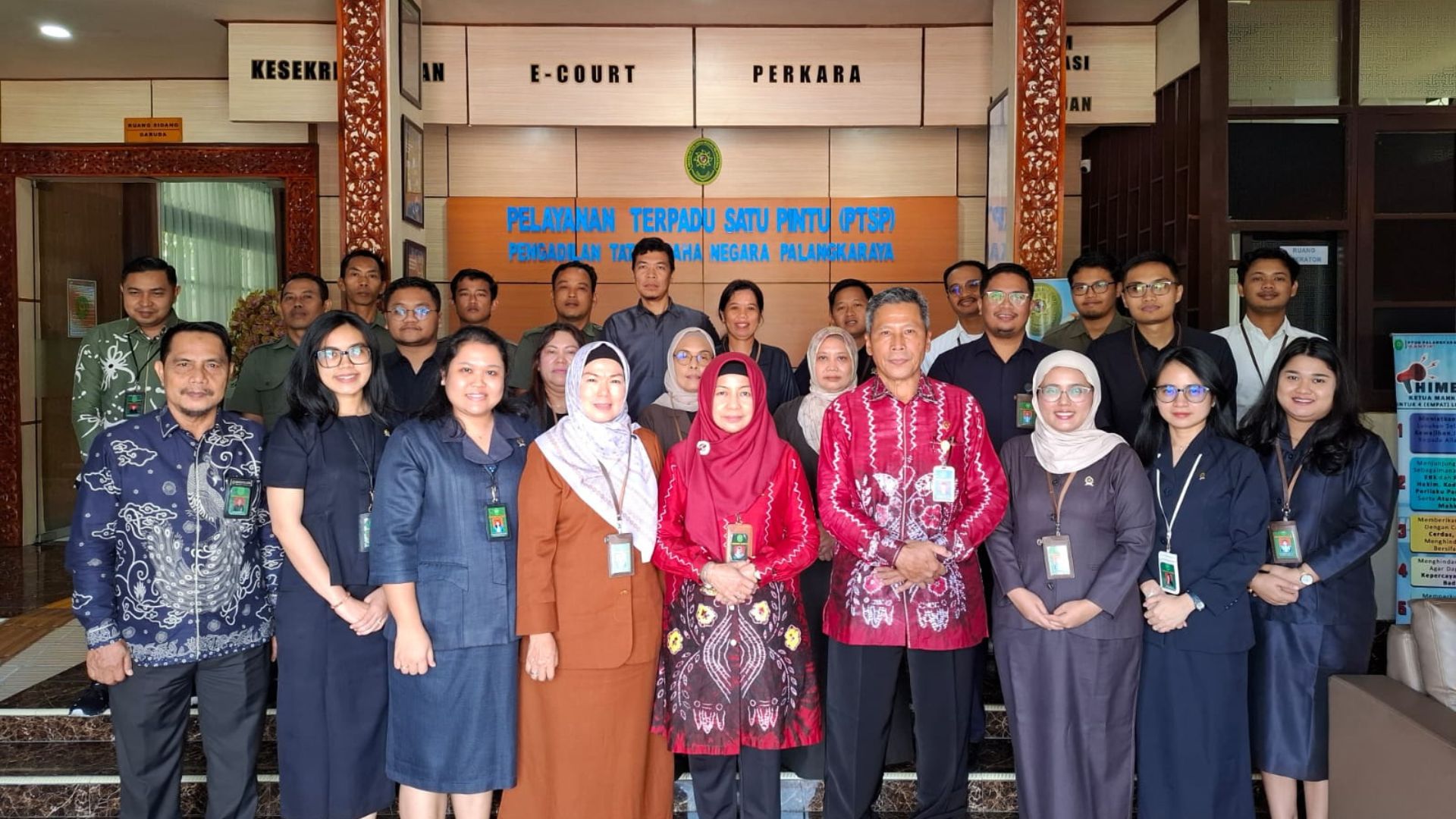 Tingkatkan Akuntabilitas serta Integritas Menuju Wilayah Bebas dari Korupsi, Pengadilan Tinggi TUN Banjarmasin Melaksanakan Pembinaan dan Pengawasan di Pengadilan TUN Palangkaraya
